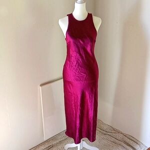 House of Harlow 1960 Burgundy Midi Dress Size S